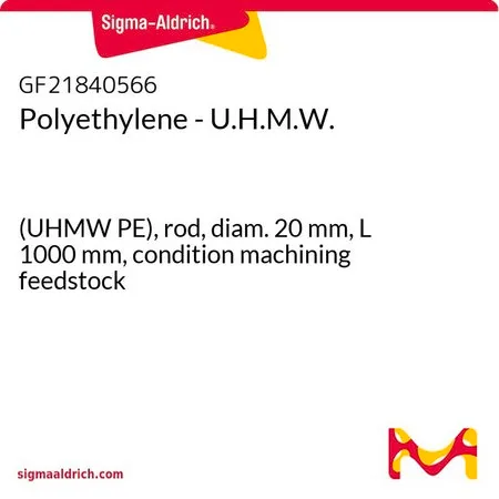 Sigma-Aldrich Polyethylene - U.H.M.W.，(UHMW PE），杆，直径20 mm，长度1000 mm，条件加工原料