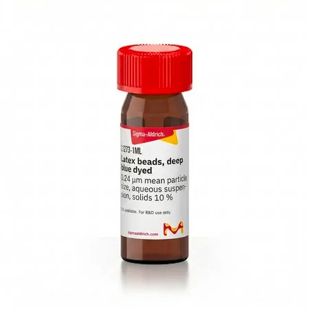 Sigma-Aldrich Latex beads, deep blue dyed，0.24μm平均粒径，水悬浮液，固体10%
