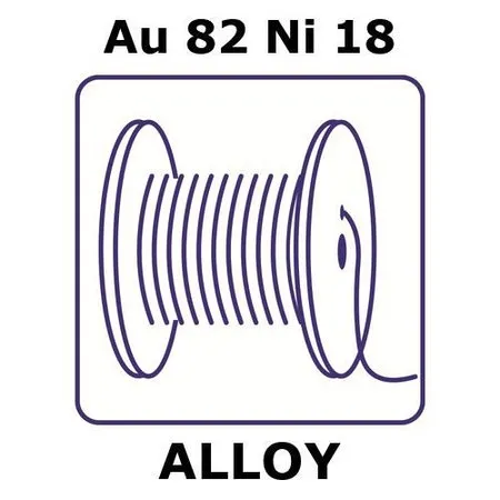 Sigma-Aldrich Gold-nickel alloy, Au82Ni18，1 m钢丝，直径0.25 mm，退火