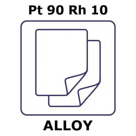 Sigma-Aldrich Platinum-rhodium alloy, Pt90Rh10，铝箔，25 x 25 mm，0.125 mm厚