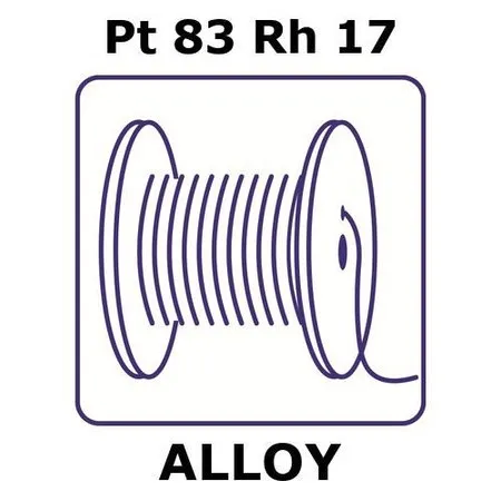 Sigma-Aldrich Platinum-rhodium alloy, Pt83Rh17，0.1m钢丝，直径0.5mm，如图所示