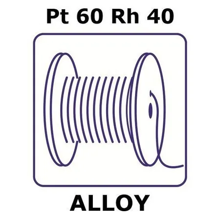 Sigma-Aldrich Platinum-rhodium alloy, Pt60Rh40，0.1m钢丝，直径0.8mm，如图所示