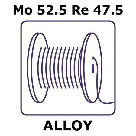 Sigma-Aldrich Molybdenum-rhenium alloy, Mo52.5Re47.5，2 m钢丝，直径0.5mm，按图纸