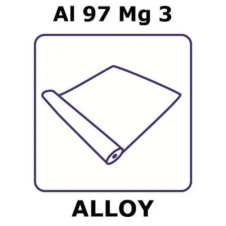 Sigma-Aldrich Aluminum-magnesium alloy, Al97Mg3，箔，1 m卷材，0.06 mm厚，轧制