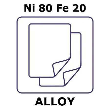 Sigma-Aldrich Nickel-iron alloy, Ni80Fe20，箔，100 x 100 mm，1.0 mm厚，轧制