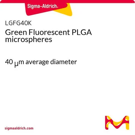 Sigma-Aldrich Green Fluorescent PLGA microspheres,平均直径40 μm