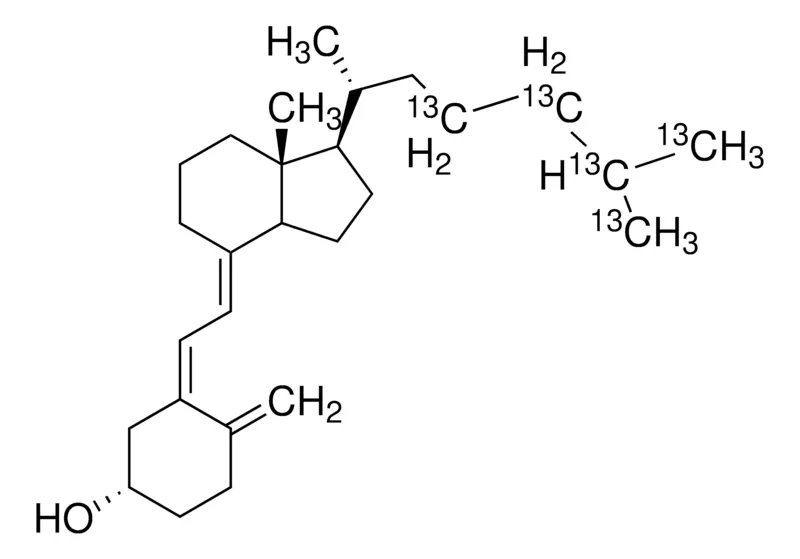 Sigma-Aldrich 维生素D3-23,24,25,26,27-13C5 溶液,100 μg/mL乙醇溶液,≥98原子% 13 C,≥97%(CP)