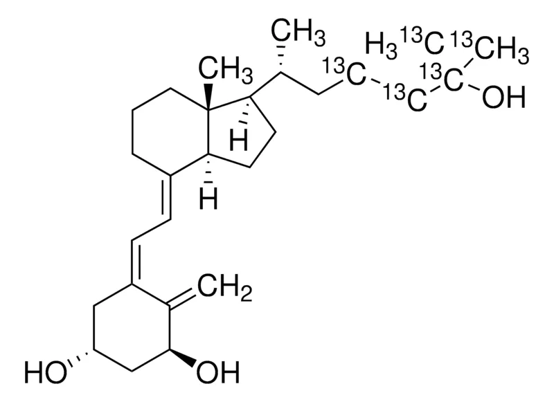 Sigma-Aldrich 1α,25-Dihydroxyvitamin D3-(23,24,25,26,27-13C5) solution,50 μg/mL乙醇溶液,≥98原子% 13 C,≥95%(CP)