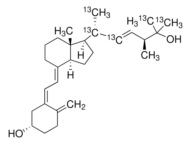 Sigma-Aldrich 25-Hydroxyvitamin D2-(20,21,22,26,27-13C5) solution,50 μg/μL乙醇溶液,≥98原子% 13 C,≥95%(CP)