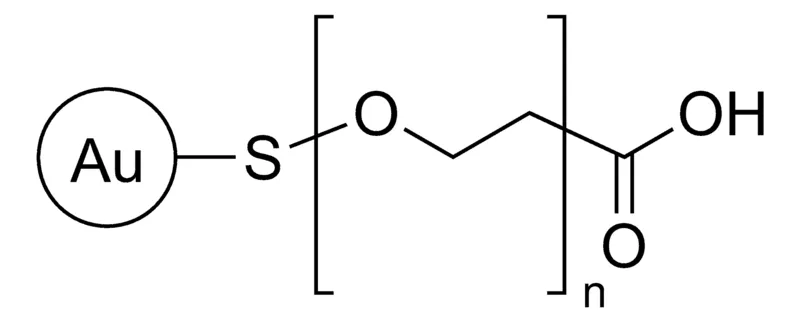 Sigma-Aldrich 官能化金纳米粒子COOH,40 nm直径,羧酸官能化,PEG 3000涂覆,OD 50,分散在H2O中