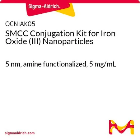Sigma-Aldrich SMCC Conjugation Kit for Iron Oxide (III) Nanoparticles,5 nm,胺官能化,5 mg/mL
