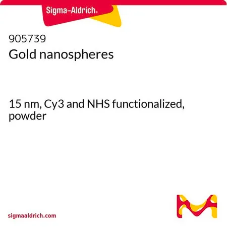 Sigma-Aldrich Gold nanospheres,15 nm,Cy 3和NHS官能化,粉末