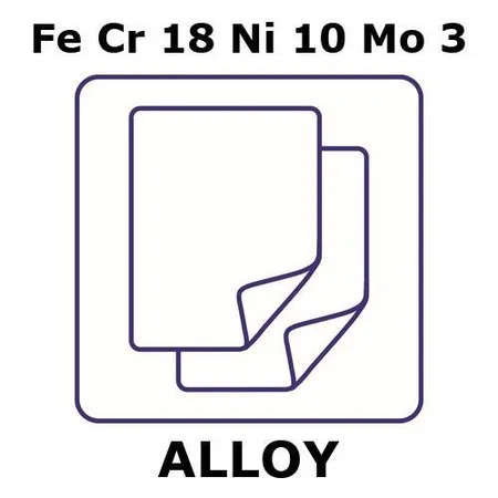 Sigma-Aldrich 不锈钢 - AISI 316合金,FeCr18Ni10Mo3,铝箔,100 x 100 mm,0.01 mm厚,未经光照试验(nlt)