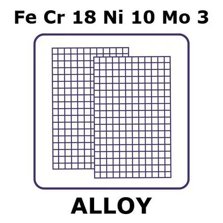 Sigma-Aldrich 不锈钢 - AISI 316合金，FeCr18Ni10Mo3，网眼，600 x 600 mm，0.38 mm标称孔径，0.25 mm线径，40 x 40线/英寸，0.37开口面积，平纹编织网眼类型