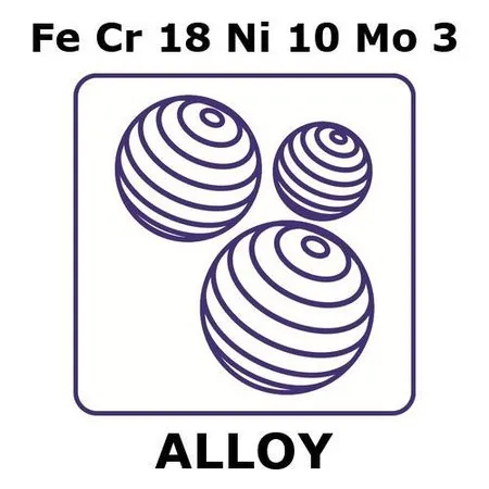 Sigma-Aldrich 不锈钢 - AISI 316合金，FeCr18Ni10Mo3，球体，直径2.0mm，球度2.50 μm，精密球体，100级，100个