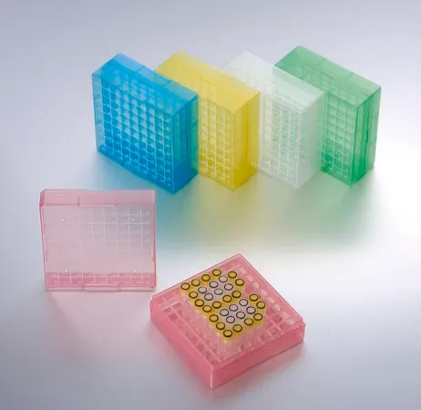 Sigma-Aldrich Polypropylene freezer boxes, assorted colors,81位,2英寸,编号网格