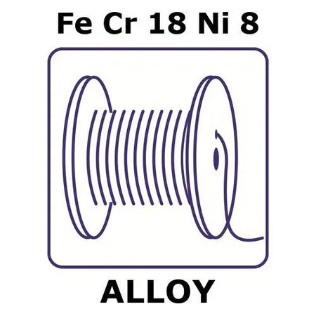 Sigma-Aldrich Stainless Steel - AISI 302 alloy, FeCr18Ni8，100 m钢丝，直径0.025 mm，退火