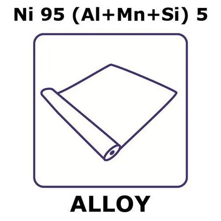 Sigma-Aldrich T2 - thermocouple alloy, Ni95(Al+Mn+Si)5，箔，1 m线圈，100 mm线圈宽度，0.25 mm厚度，退火