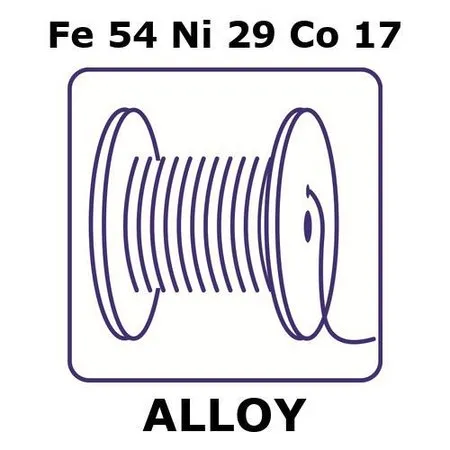 Sigma-Aldrich Glass Sealing Alloy, Fe54Ni29Co17，500米钢丝，直径0.25毫米，按图纸