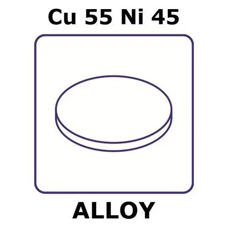 Sigma-Aldrich Constantan - resistance alloy, Cu55Ni45，箔，50 mm圆盘，0.0125 mm厚，轧制