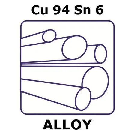 Sigma-Aldrich Phosphor bronze alloy, Cu94Sn6，1000 mm棒，直径25.4 mm