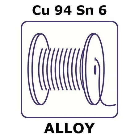 Sigma-Aldrich Phosphor bronze alloy, Cu94Sn6，20米绝缘线，0.25毫米导体直径，0.018毫米绝缘厚度，聚酰亚胺绝缘