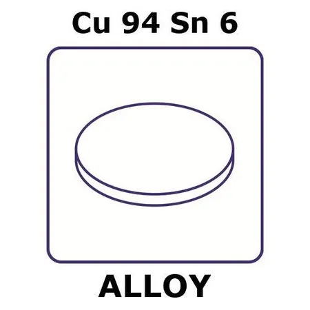 Sigma-Aldrich Phosphor bronze alloy, Cu94Sn6，箔，15 mm圆盘，0.02 mm厚，轧制