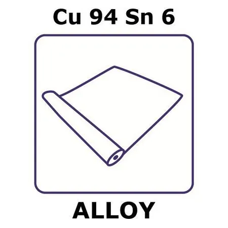 Sigma-Aldrich Phosphor bronze alloy, Cu94Sn6，铝箔，20 m线圈，6 mm线圈宽度，0.2 mm厚度，硬
