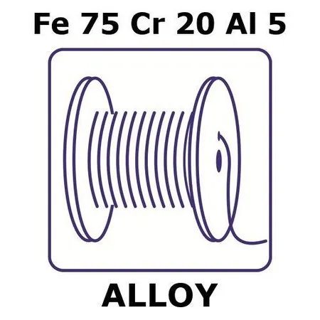 Sigma-Aldrich Chromaloy O - Resistance Alloy, Fe75Cr20Al5，2000米钢丝，直径0.25毫米，退火