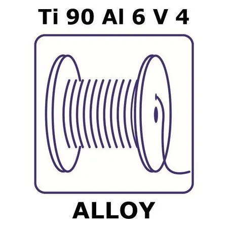 Sigma-Aldrich Titanium-aluminum-vanadium alloy, Ti90Al6V4，100米钢丝，直径0.25毫米，按图纸