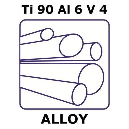 Sigma-Aldrich Titanium-aluminum-vanadium alloy, Ti90Al6V4，500 mm棒，直径3.0 mm，退火