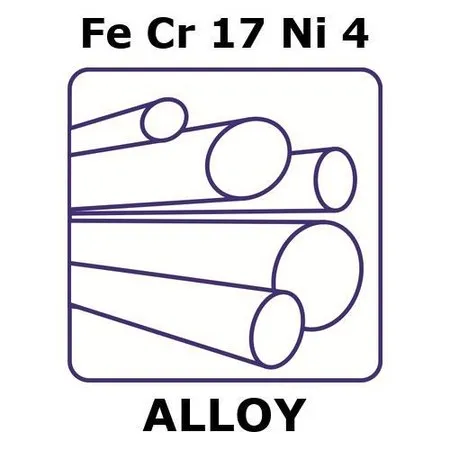 Sigma-Aldrich Stainless Steel - 17-4PH alloy, FeCr17Ni4，100 mm棒，直径16 mm