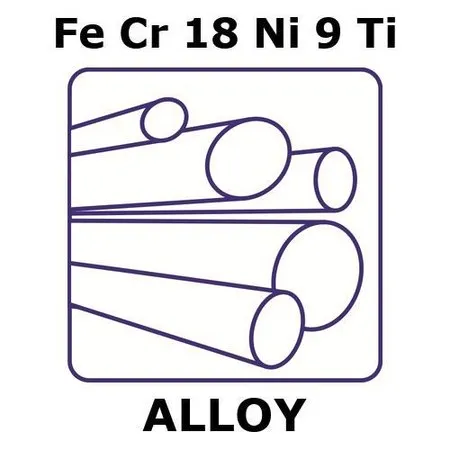 Sigma-Aldrich Stainless Steel - AISI 321 alloy, FeCr18Ni9Ti，500 mm棒，直径6.35 mm