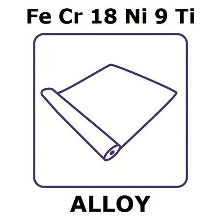 Sigma-Aldrich Stainless Steel - AISI 321 alloy, FeCr18Ni9Ti，箔，5 m线圈，0.2 mm厚，退火
