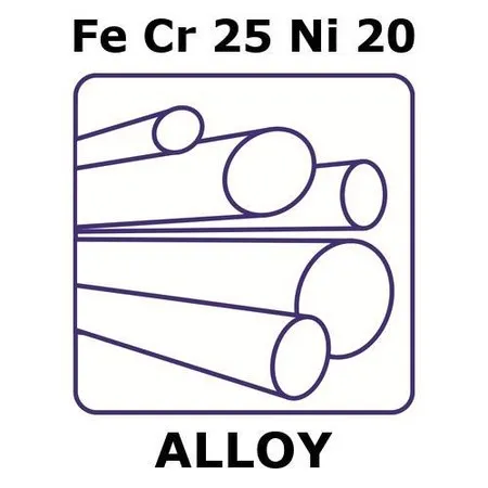 Sigma-Aldrich Stainless Steel - AISI 310 alloy, FeCr25Ni20，500 mm棒，直径19.0 mm，退火