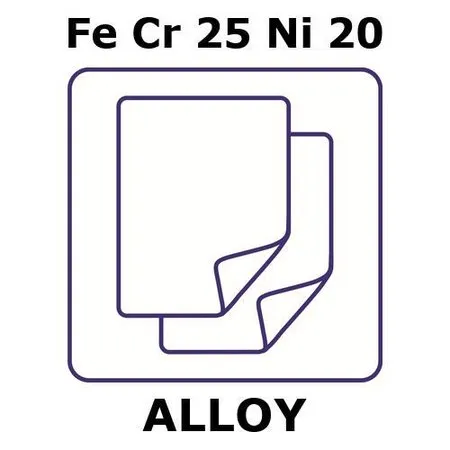 Sigma-Aldrich Stainless Steel - AISI 310 alloy, FeCr25Ni20，箔，50 x 50 mm，0.914 mm厚，退火