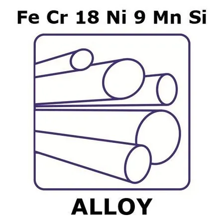 Sigma-Aldrich Stainless steel - AISI 303 alloy, FeCr18Ni9MnSi，500 mm棒，直径12 mm