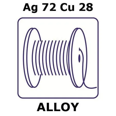 Sigma-Aldrich Silver-copper alloy, Ag72Cu28，50 m钢丝，直径0.25 mm，按图纸