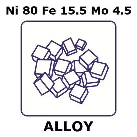 Sigma-Aldrich Nickel-iron-molybdenum alloy, Ni80Fe15.5Mo4.5，100 g块状，最大块状尺寸为10 mm，颗粒