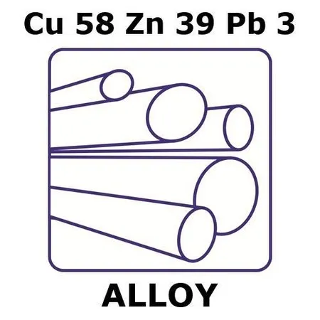 Sigma-Aldrich Leaded brass alloy, Cu58Zn39Pb3，500 mm棒，直径20.0 mm