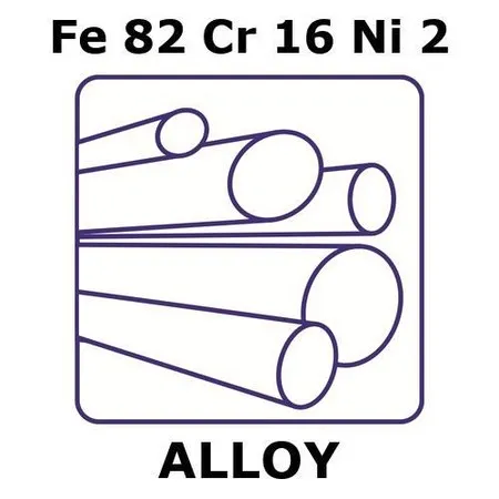Sigma-Aldrich Stainless Steel - AISI 431 alloy, Fe82Cr16Ni2，500 mm棒，直径6.0 mm
