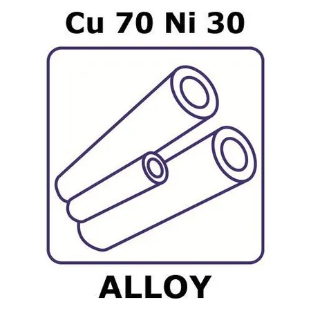 Sigma-Aldrich Copper-nickel alloy, Cu70Ni30，500 mm管，外径3.0 mm，壁厚0.175 mm，内径2.65 mm，硬质