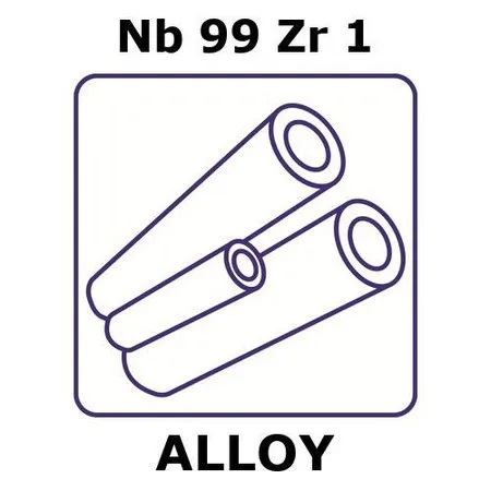 Sigma-Aldrich Niobium-zirconium alloy, Nb99Zr1，200 mm管，3.95 mm外径，0.35 mm壁厚，3.25 mm内径，应力消除