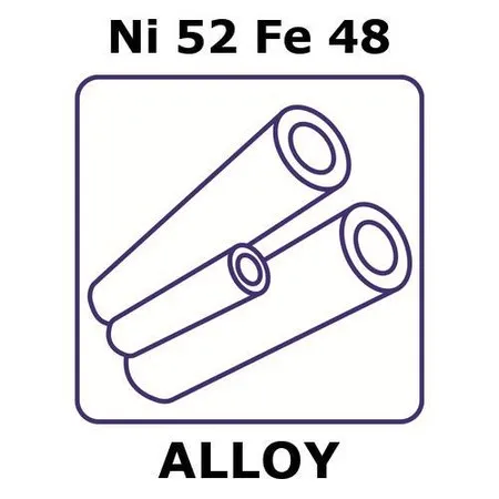 Sigma-Aldrich Nickel-iron alloy, Ni52Fe48，500 mm管，外径6.5 mm，壁厚0.07 mm，内径6.36 mm