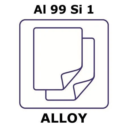 Sigma-Aldrich Aluminum-silicon alloy, Al99Si1，铝箔，100 x 100 mm，6.0 mm厚，轧制后，99.998%