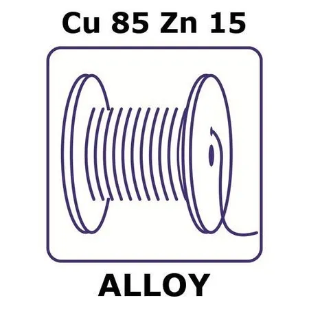 Sigma-Aldrich Gilding metal alloy, Cu85Zn15，20 m钢丝，直径0.061 mm，按图纸
