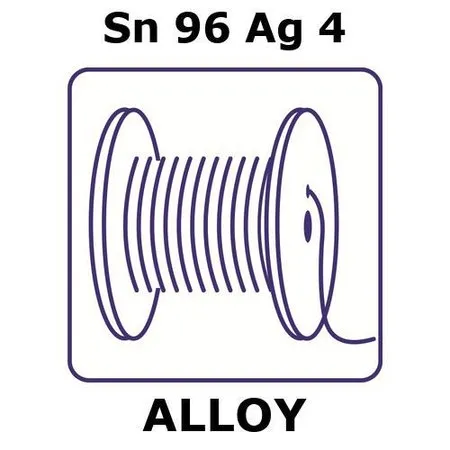 Sigma-Aldrich Tin-silver alloy, Sn96Ag4，2 m钢丝，直径1.5mm，如图纸所示