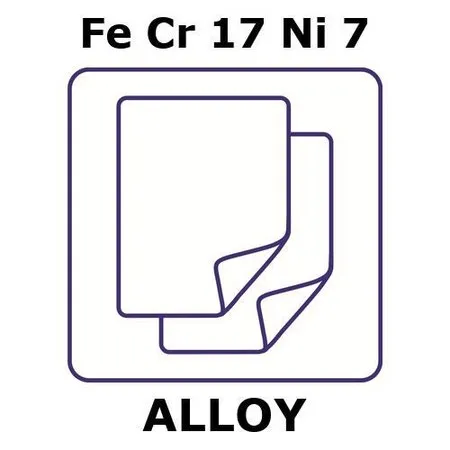 Sigma-Aldrich Stainless Steel - 17-7PH alloy, FeCr17Ni7，箔，150 x 150 mm，0.3mm厚，退火-条件a，沉淀硬化