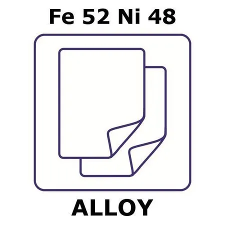 Sigma-Aldrich Iron-Nickel alloy, Fe52Ni48，箔，300 x 300 mm，0.75 mm厚，退火