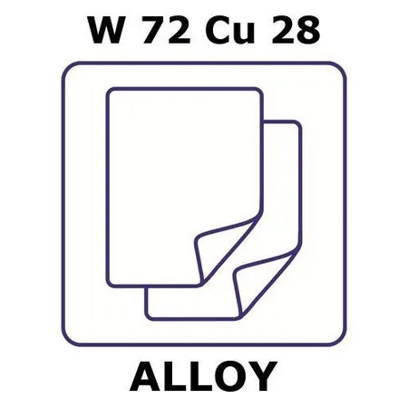 Sigma-Aldrich Tungsten-copper alloy, W72Cu28，板材，50 x 200 mm，3.15 mm厚